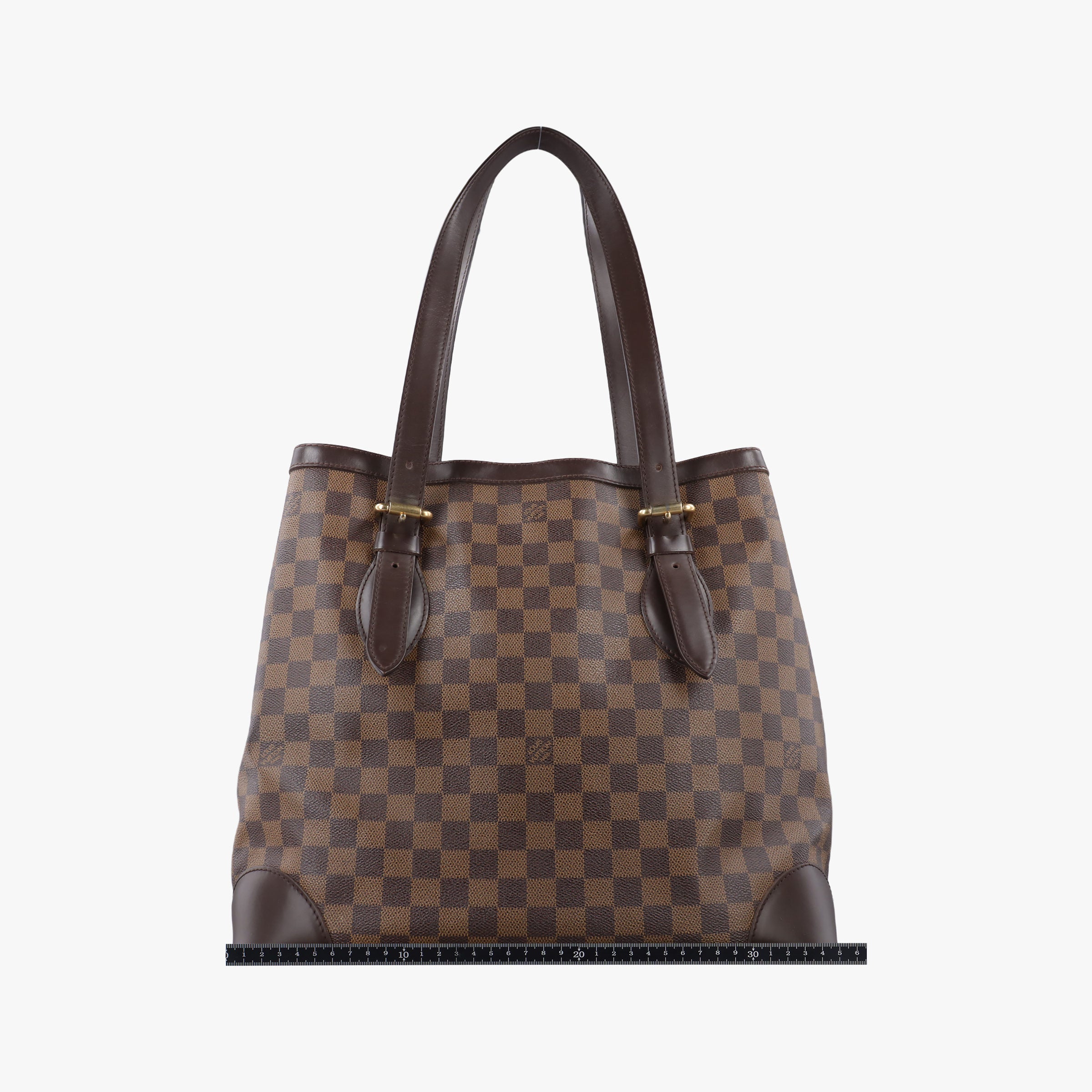 Pre-owned Louis Vuitton HAMPSTEAD GM EBENE Damier Canvas N51203 shoulderbag | stylenewstar
