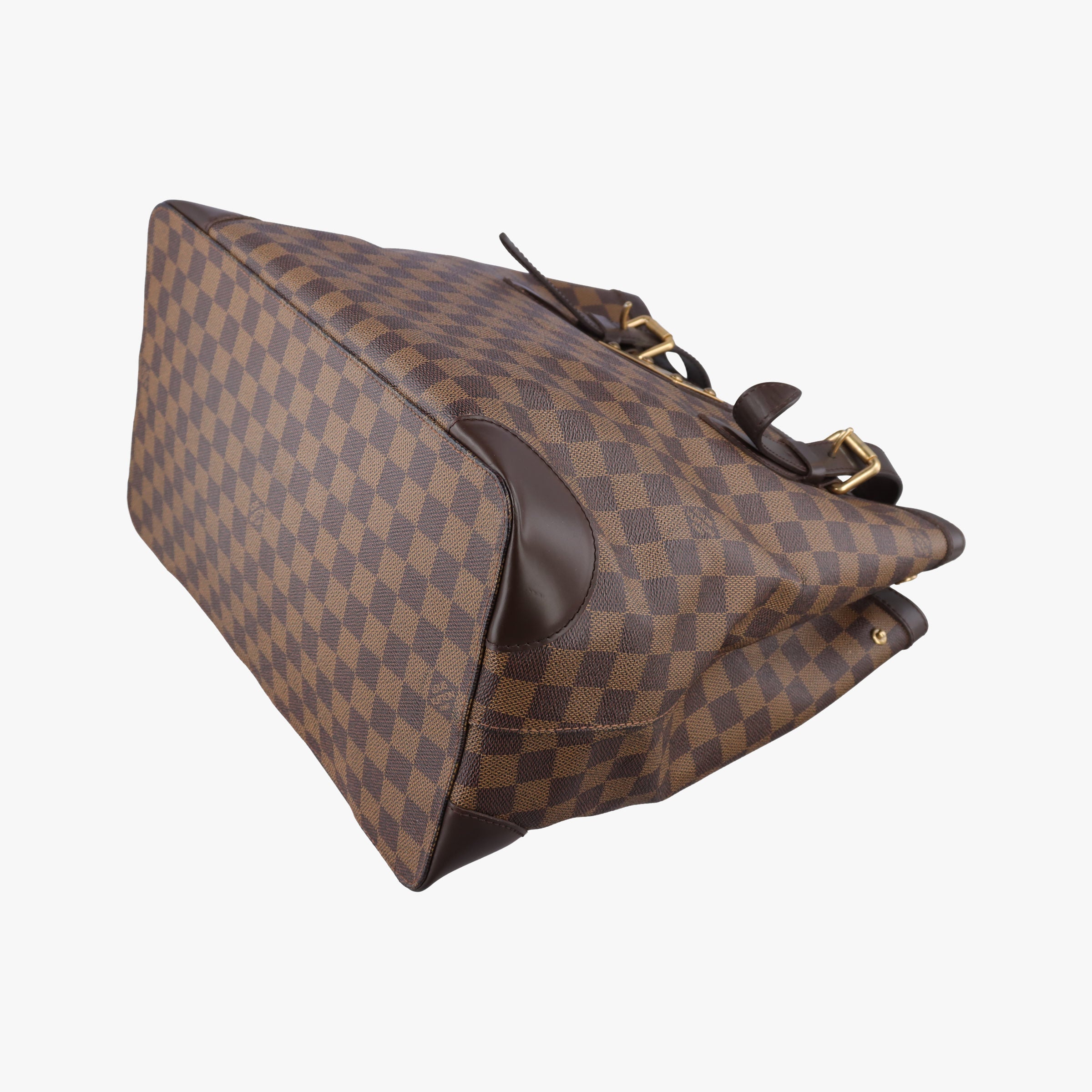 Pre-owned Louis Vuitton HAMPSTEAD GM EBENE Damier Canvas N51203 shoulderbag | stylenewstar