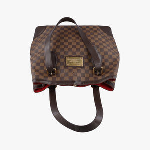 Pre-owned Louis Vuitton HAMPSTEAD GM EBENE Damier Canvas N51203 shoulderbag | stylenewstar