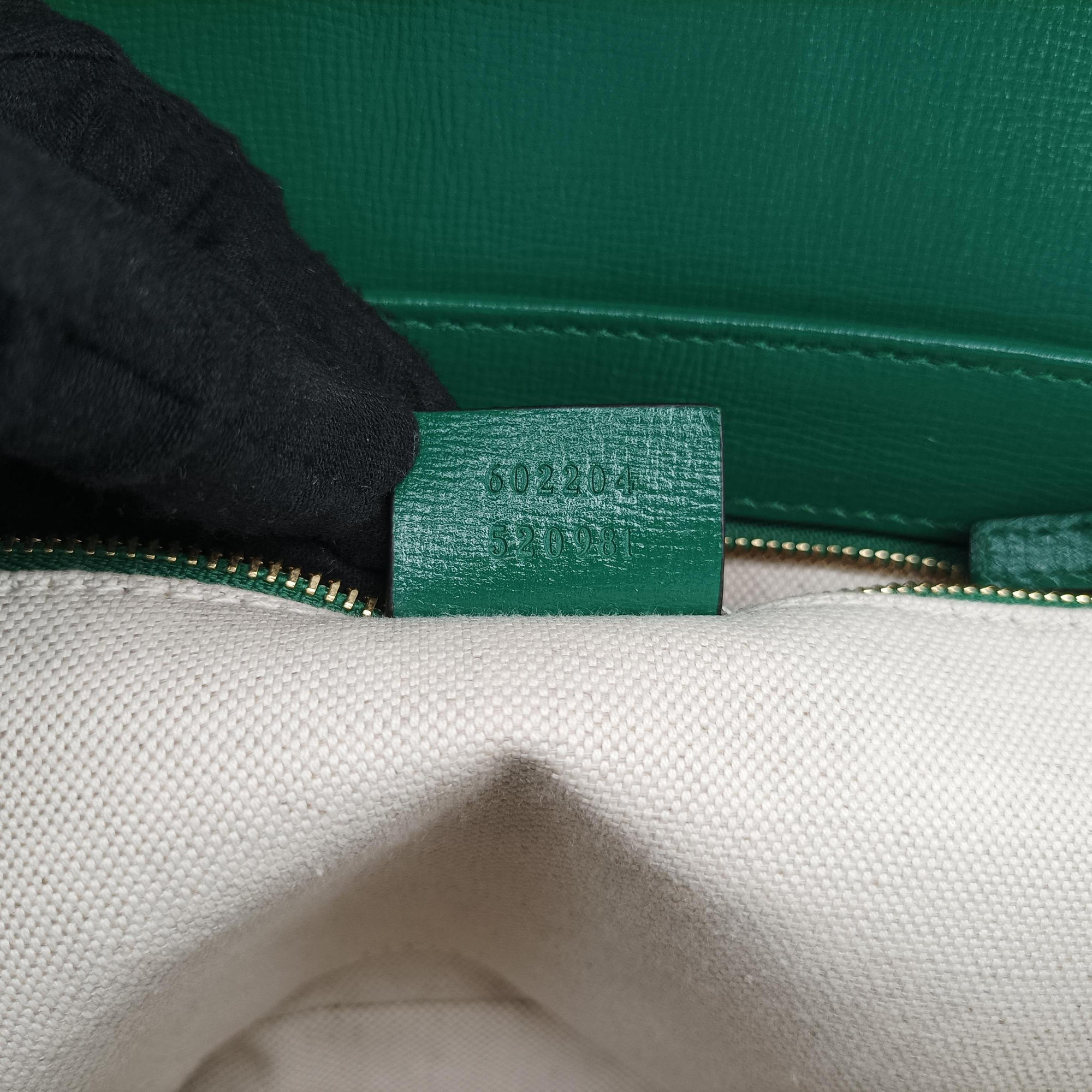 Pre-owned Gucci The Hacker Project Horsebit 1955 Green Leather 602204 shoulderbag | stylenewstar