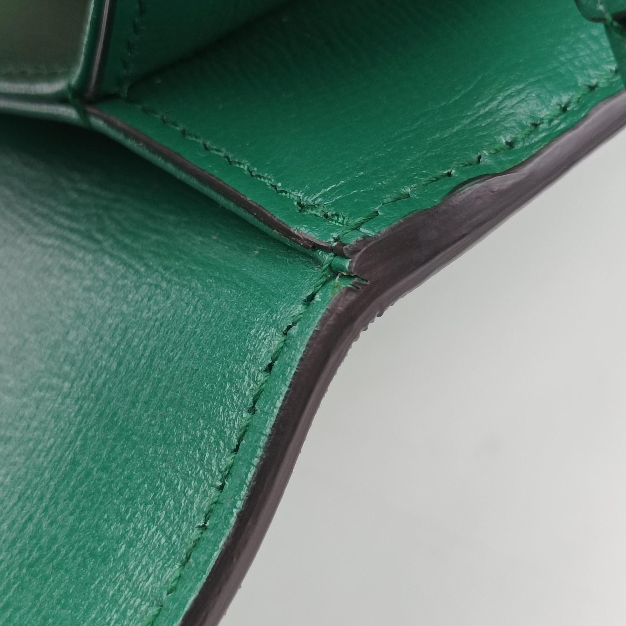 Pre-owned Gucci The Hacker Project Horsebit 1955 Green Leather 602204 shoulderbag | stylenewstar