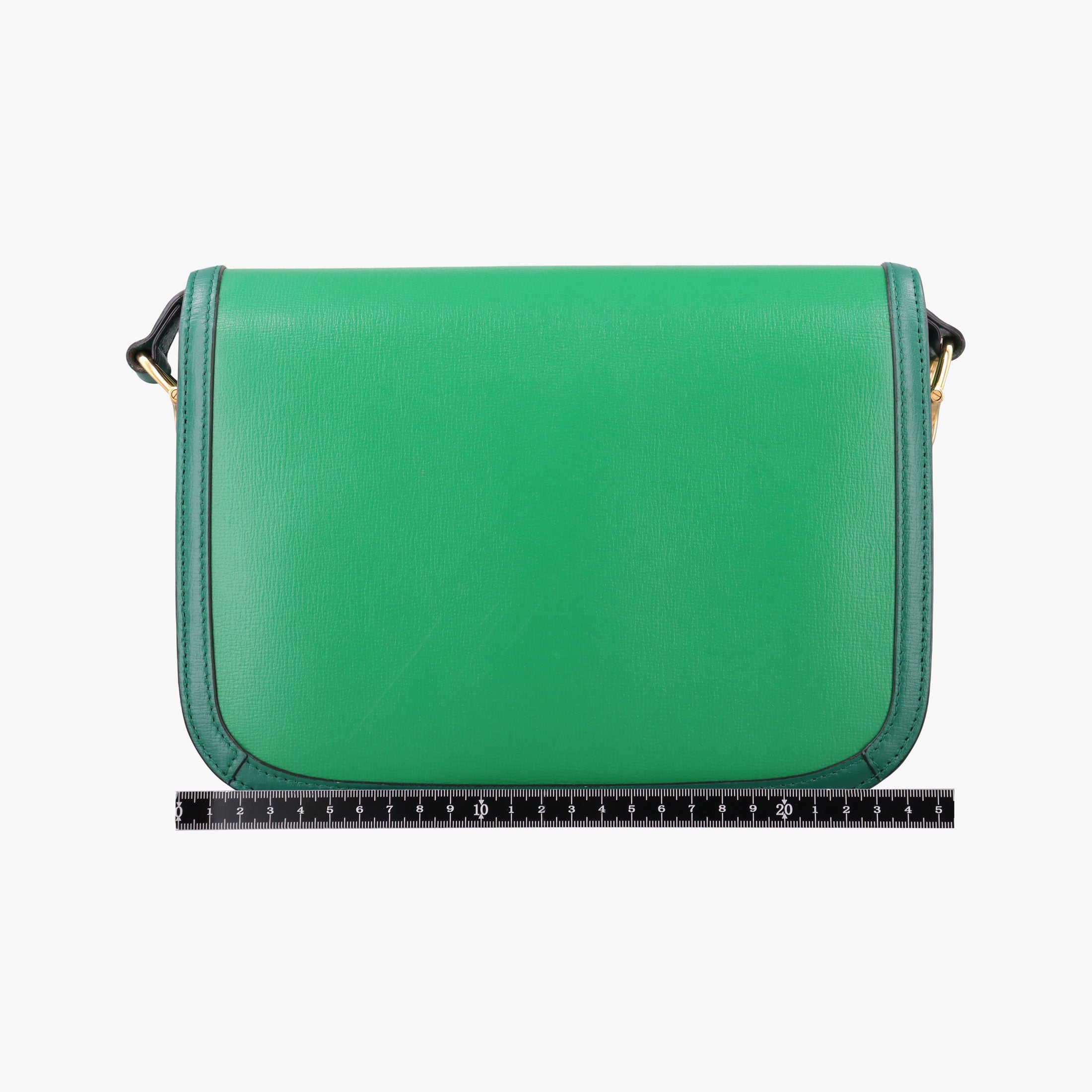 Pre-owned Gucci The Hacker Project Horsebit 1955 Green Leather 602204 shoulderbag | stylenewstar