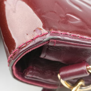 Pre-owned Louis Vuitton Sunset Boulevard Monogram Rouge Fauvist Vernis M91679 shoulderbag | stylenewstar