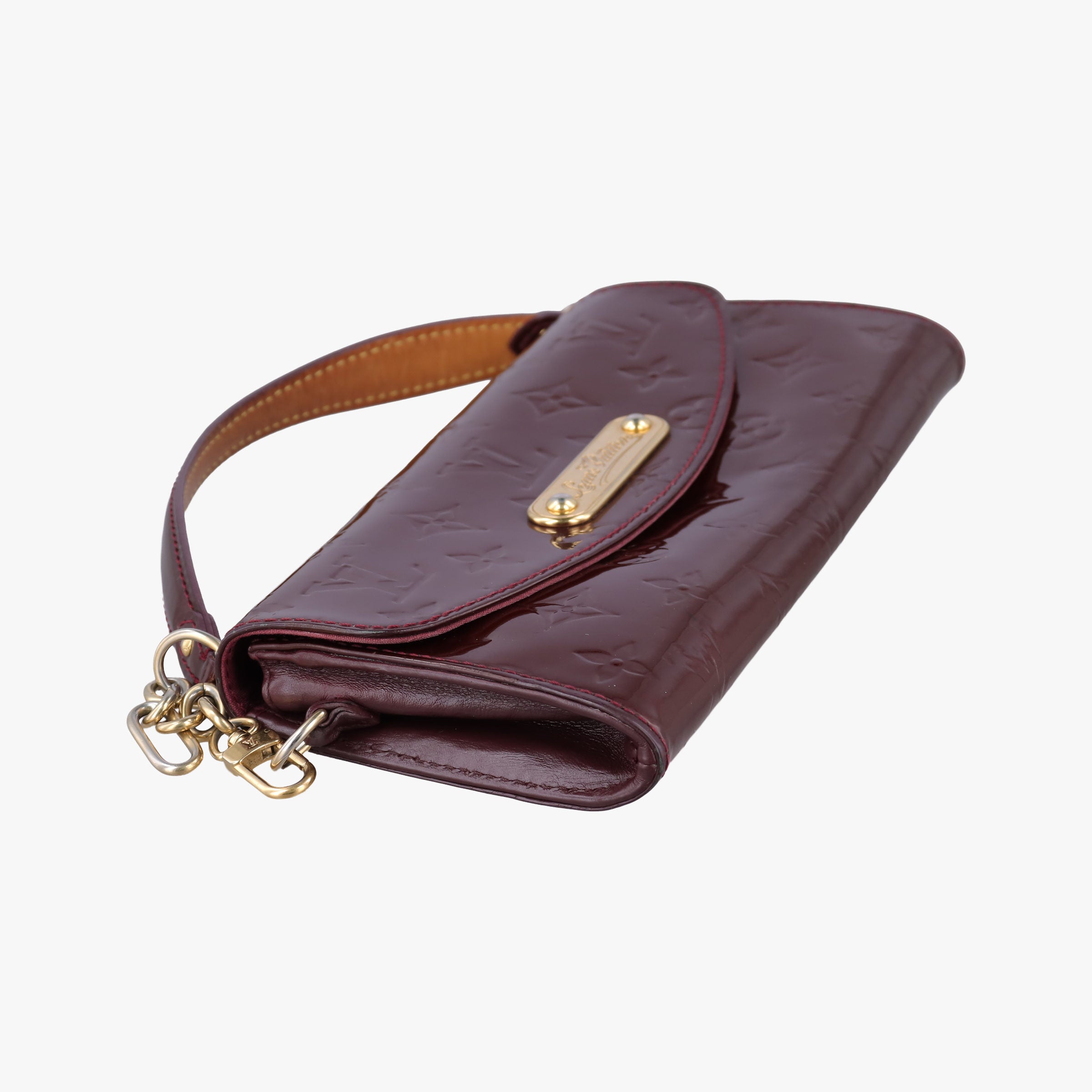 Pre-owned Louis Vuitton Sunset Boulevard Monogram Rouge Fauvist Vernis M91679 shoulderbag | stylenewstar