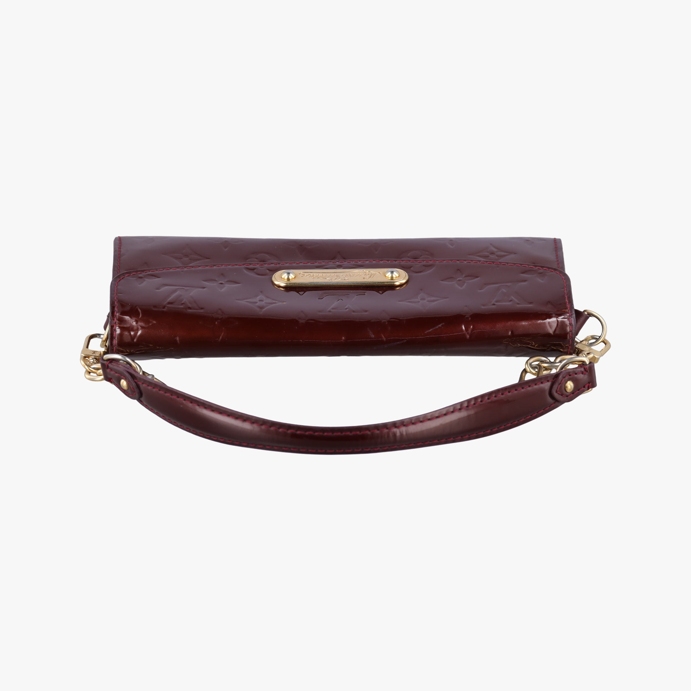 Pre-owned Louis Vuitton Sunset Boulevard Monogram Rouge Fauvist Vernis M91679 shoulderbag | stylenewstar