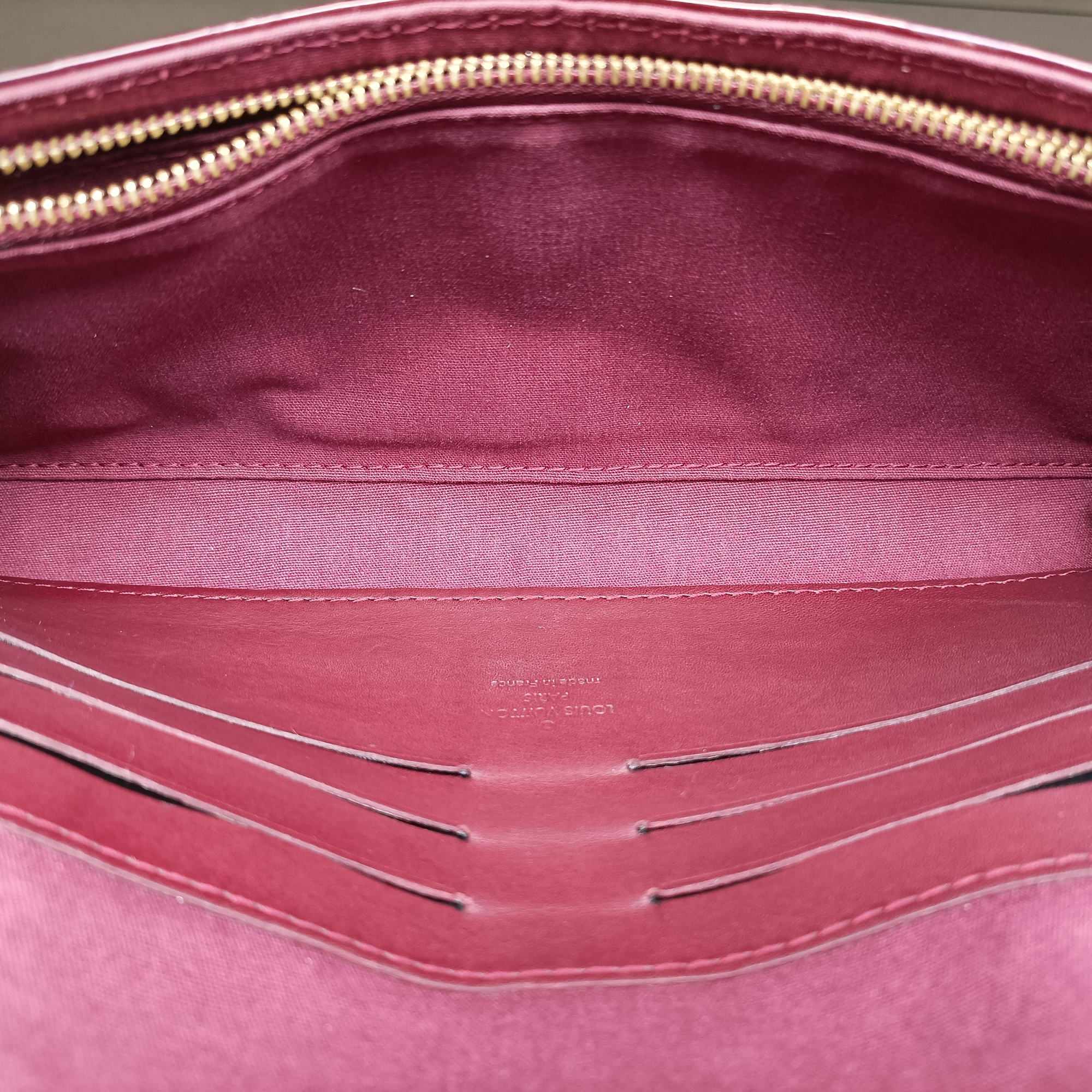 Pre-owned Louis Vuitton Sunset Boulevard Monogram Rouge Fauvist Vernis M91679 shoulderbag | stylenewstar