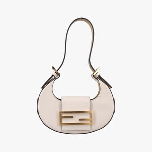Vintage Fendi Cookie Mini White Leather 8BS065 handbag | stylenewstar