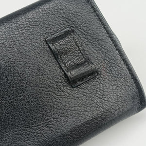 Pre-owned Christian Dior Saddle Black Leather  shoulderbag | stylenewstar