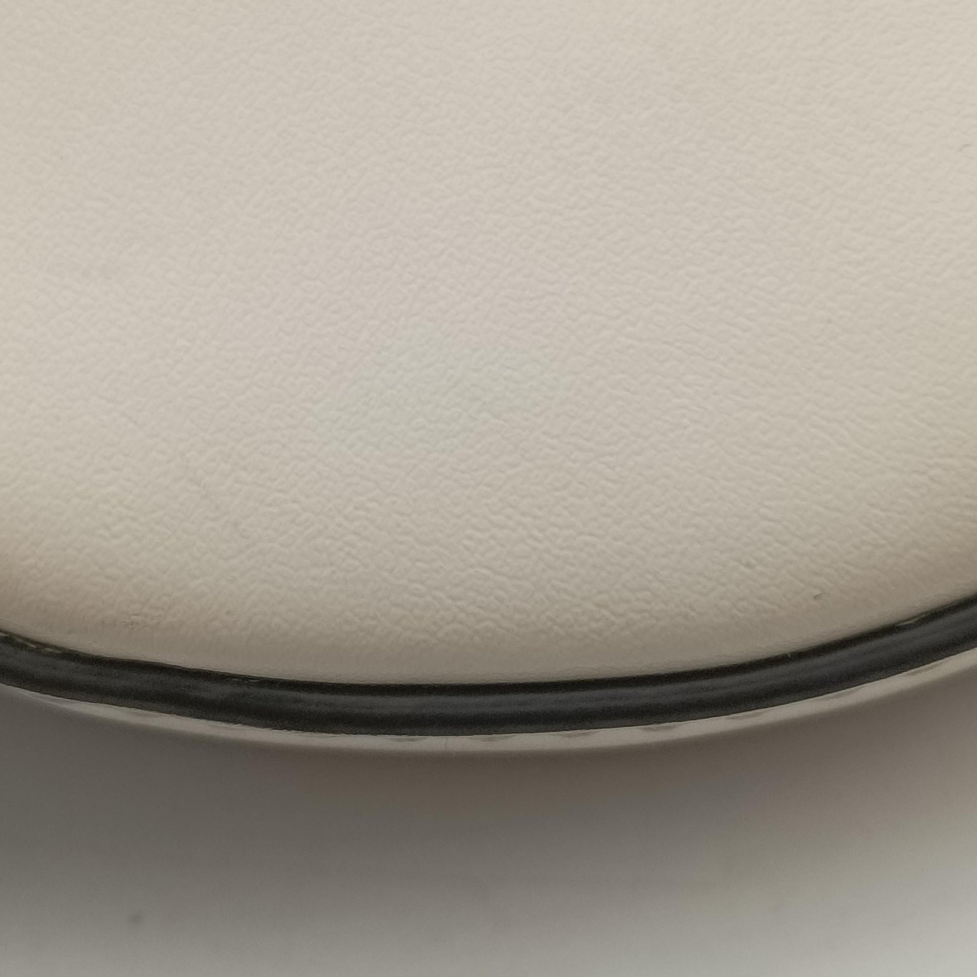 Pre-owned Fendi Cookie Mini White Leather 8BS065 handbag | stylenewstar