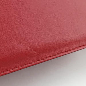 Pre-owned Valentino Rockstud Glam Lock Red Leather  shoulderbag | stylenewstar