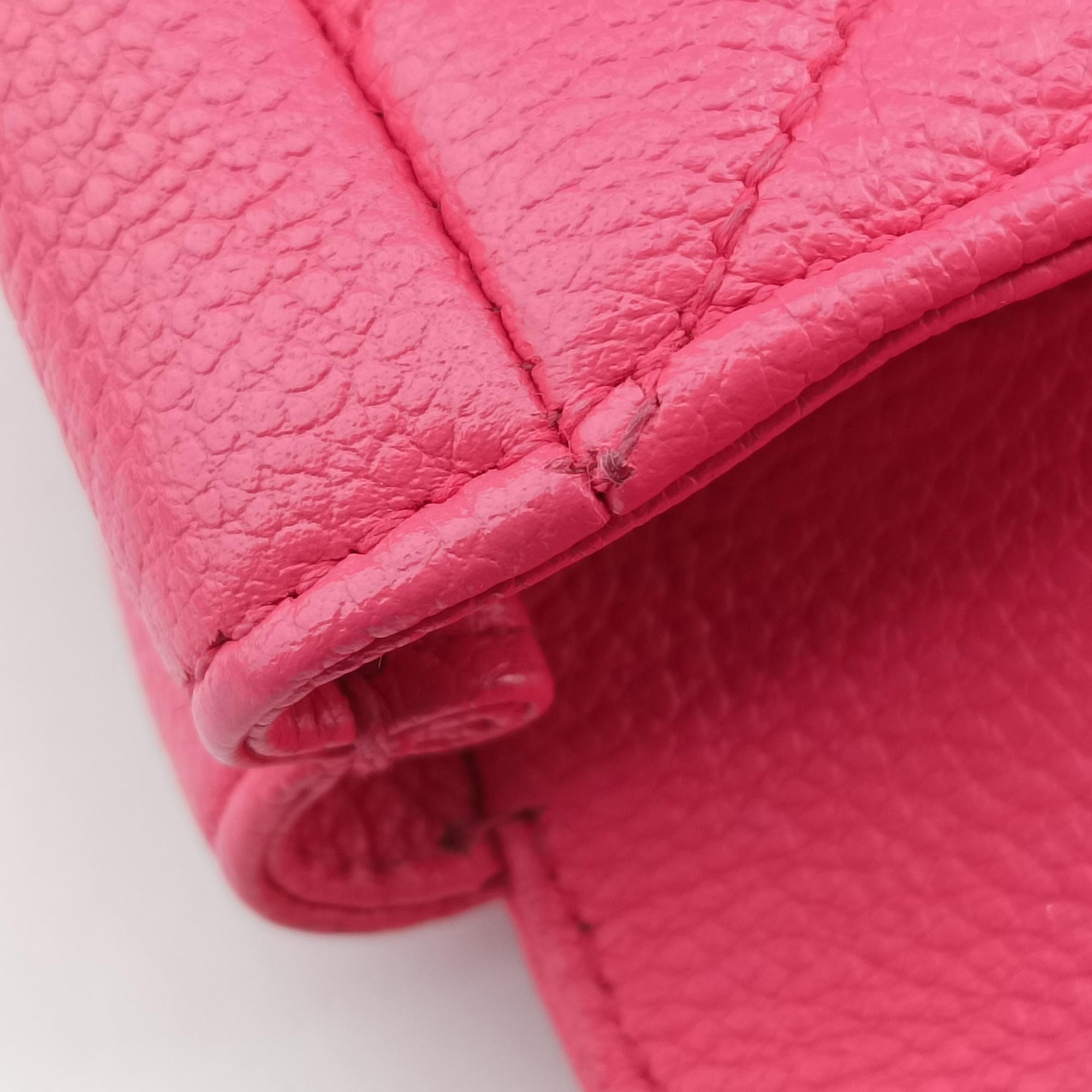 Pre-owned Yves Saint Laurent Baby Chai Pink Leather 399289 shoulderbag | stylenewstar