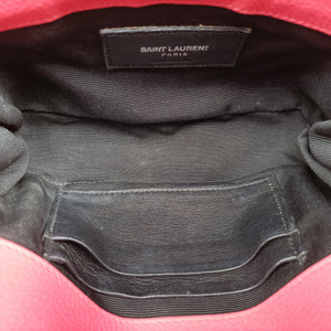 Pre-owned Yves Saint Laurent Baby Chai Pink Leather 399289 shoulderbag | stylenewstar
