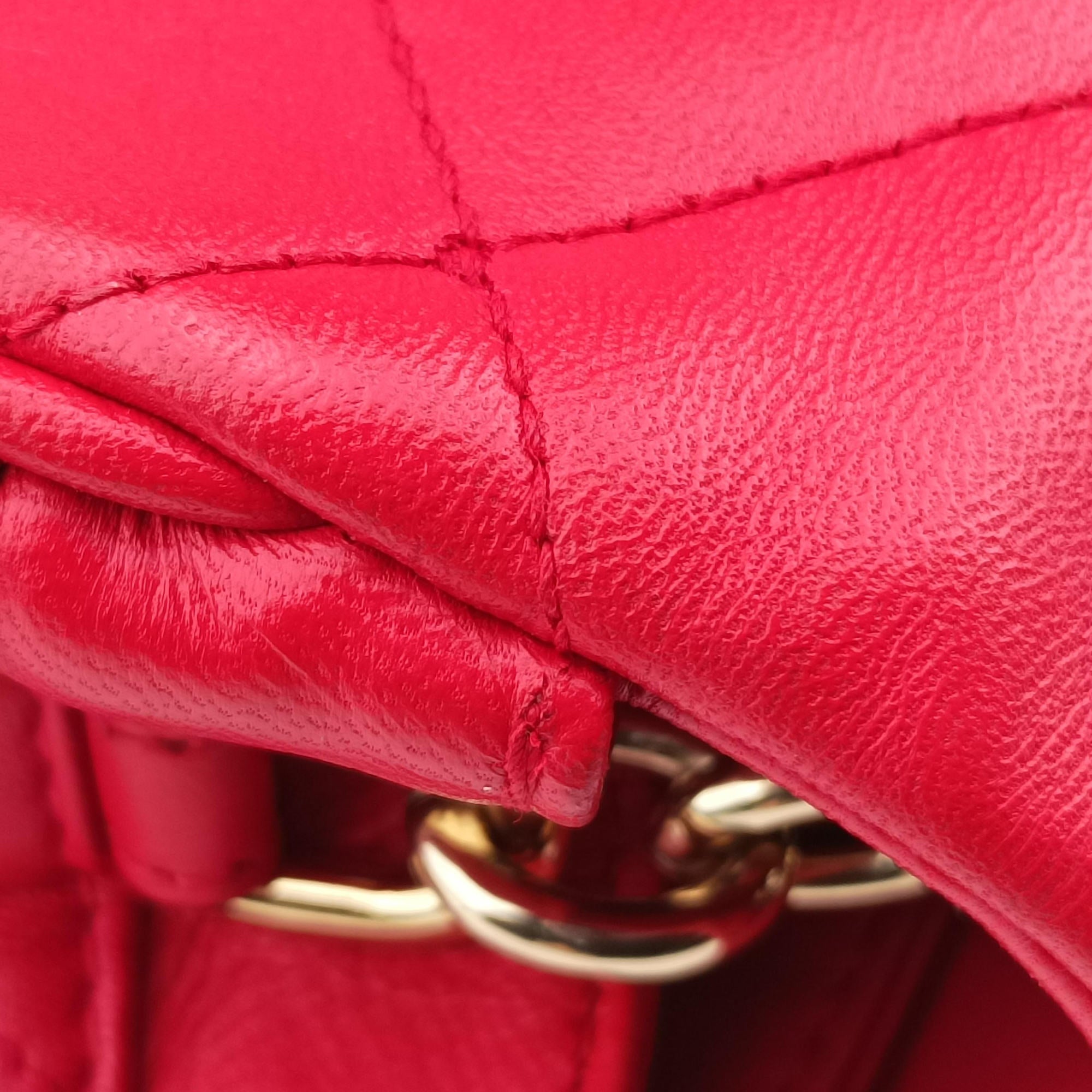 Vintage Dolce & Gabbana Miss Kate Red Leather  shoulderbag | stylenewstar