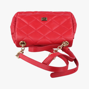 Vintage Dolce & Gabbana Miss Kate Red Leather  shoulderbag | stylenewstar