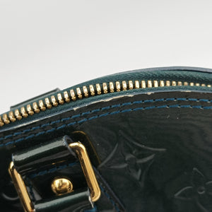 Pre-owned Louis Vuitton Alma PM Bleu Nuit Vernis M93682 handbag | stylenewstar