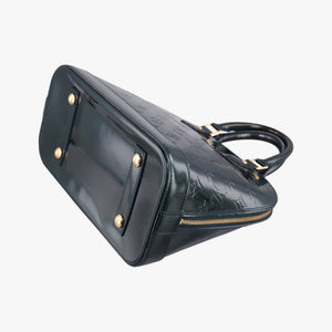 Pre-owned Louis Vuitton Alma PM Bleu Nuit Vernis M93682 handbag | stylenewstar