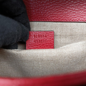 Secondhand Gucci Interlocking G Red Leather 510304 shoulderbag | stylenewstar