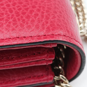 Secondhand Gucci Interlocking G Red Leather 510304 shoulderbag | stylenewstar