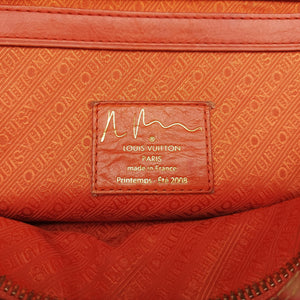 Pre-owned Louis Vuitton Weekender PM Rose×Multicolor Monogram Pulp M95734 handbag | stylenewstar