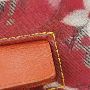 Pre-owned Louis Vuitton Weekender PM Rose×Multicolor Monogram Pulp M95734 handbag | stylenewstar