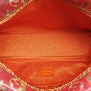Pre-owned Louis Vuitton Weekender PM Rose×Multicolor Monogram Pulp M95734 handbag | stylenewstar