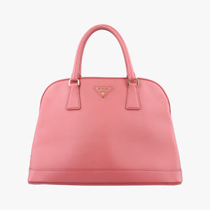 Pre-owned Prada Promenade Pink SAFFIANO Leather BN2558 handbag | stylenewstar