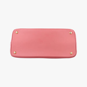 Pre-owned Prada Promenade Pink SAFFIANO Leather BN2558 handbag | stylenewstar