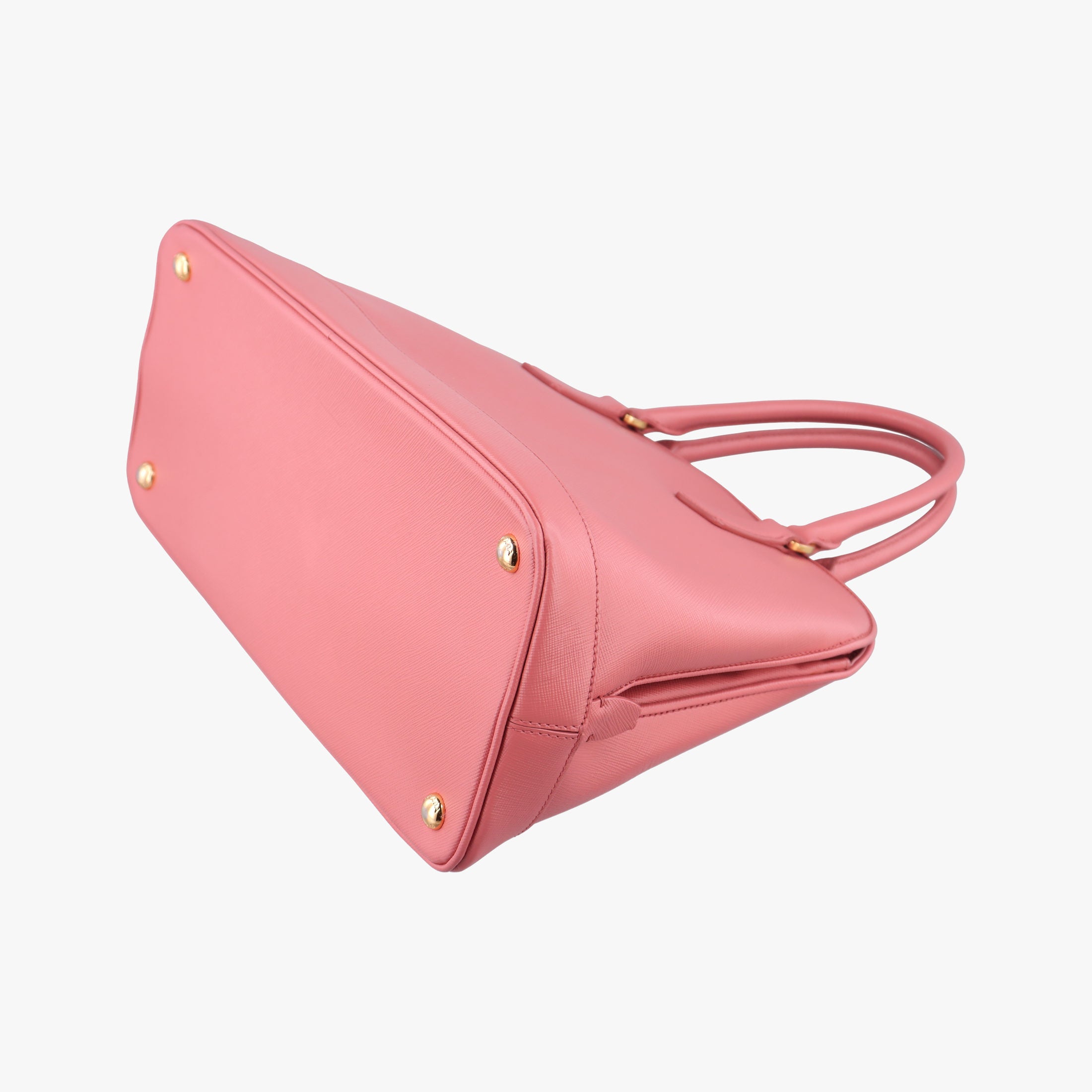 Pre-owned Prada Promenade Pink SAFFIANO Leather BN2558 handbag | stylenewstar