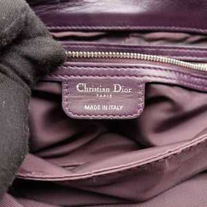 Pre-owned Christian Dior Miss Dior New Rock Cannage Stitch Purple Lambskin  shoulderbag | stylenewstar
