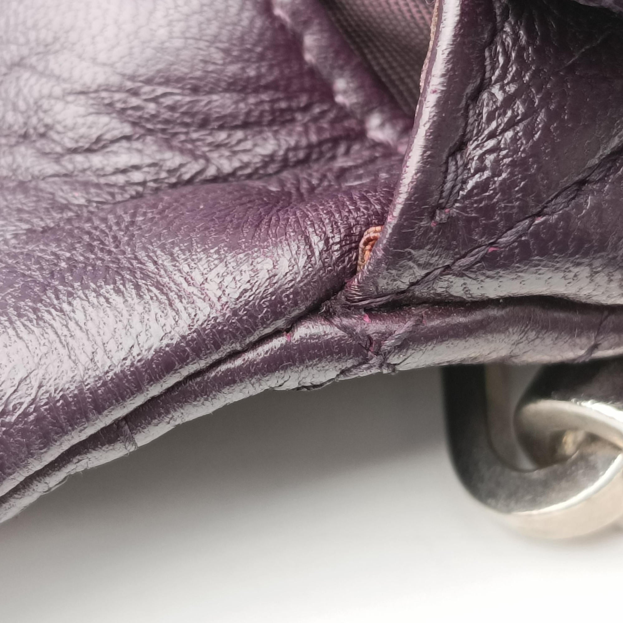Pre-owned Christian Dior Miss Dior New Rock Cannage Stitch Purple Lambskin  shoulderbag | stylenewstar