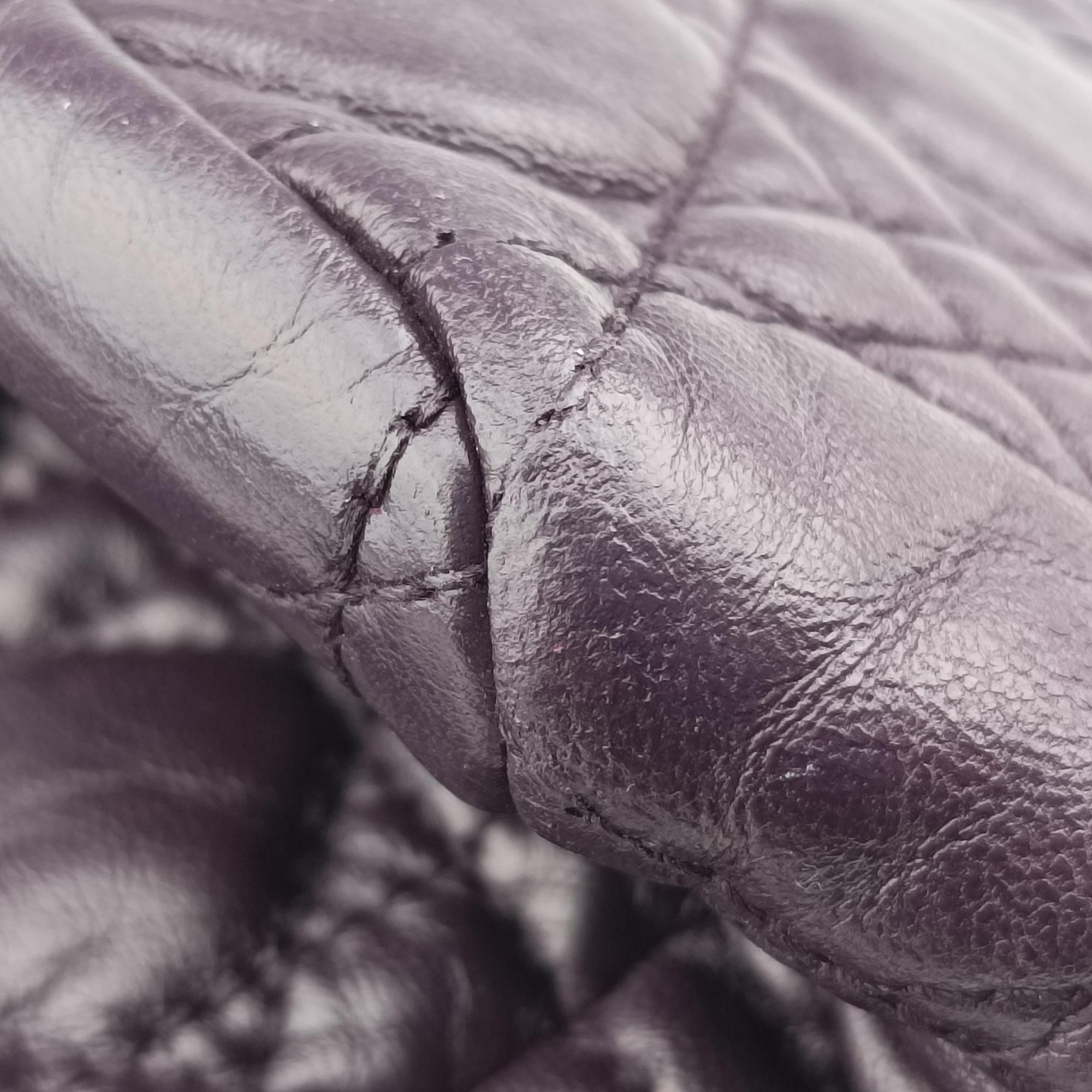 Pre-owned Christian Dior Miss Dior New Rock Cannage Stitch Purple Lambskin  shoulderbag | stylenewstar