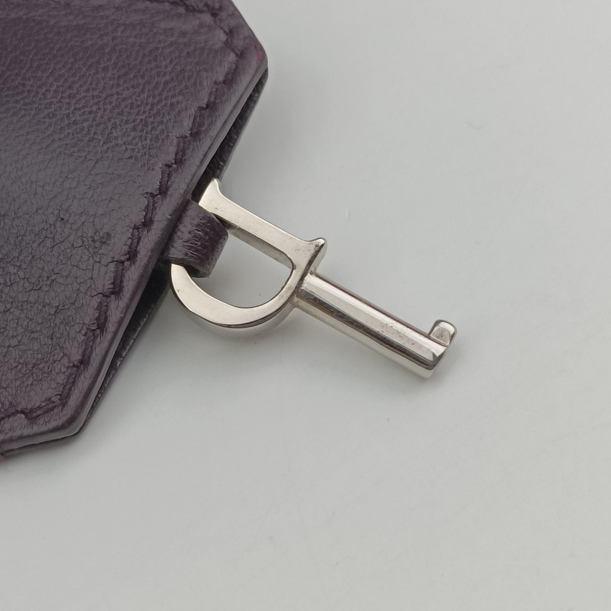Pre-owned Christian Dior Miss Dior New Rock Cannage Stitch Purple Lambskin  shoulderbag | stylenewstar