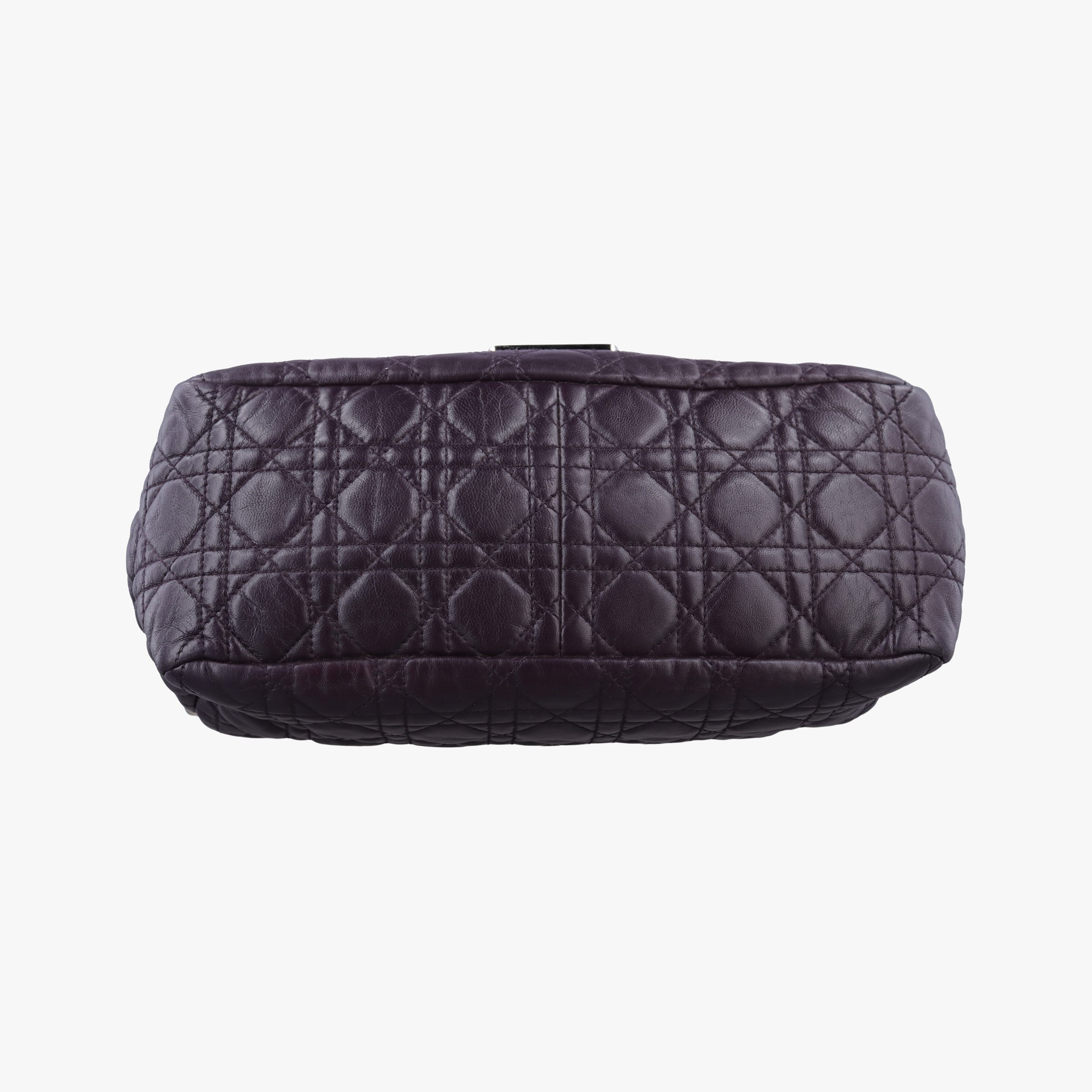 Pre-owned Christian Dior Miss Dior New Rock Cannage Stitch Purple Lambskin  shoulderbag | stylenewstar