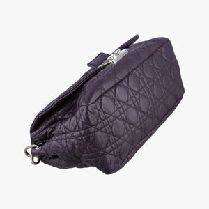 Pre-owned Christian Dior Miss Dior New Rock Cannage Stitch Purple Lambskin  shoulderbag | stylenewstar