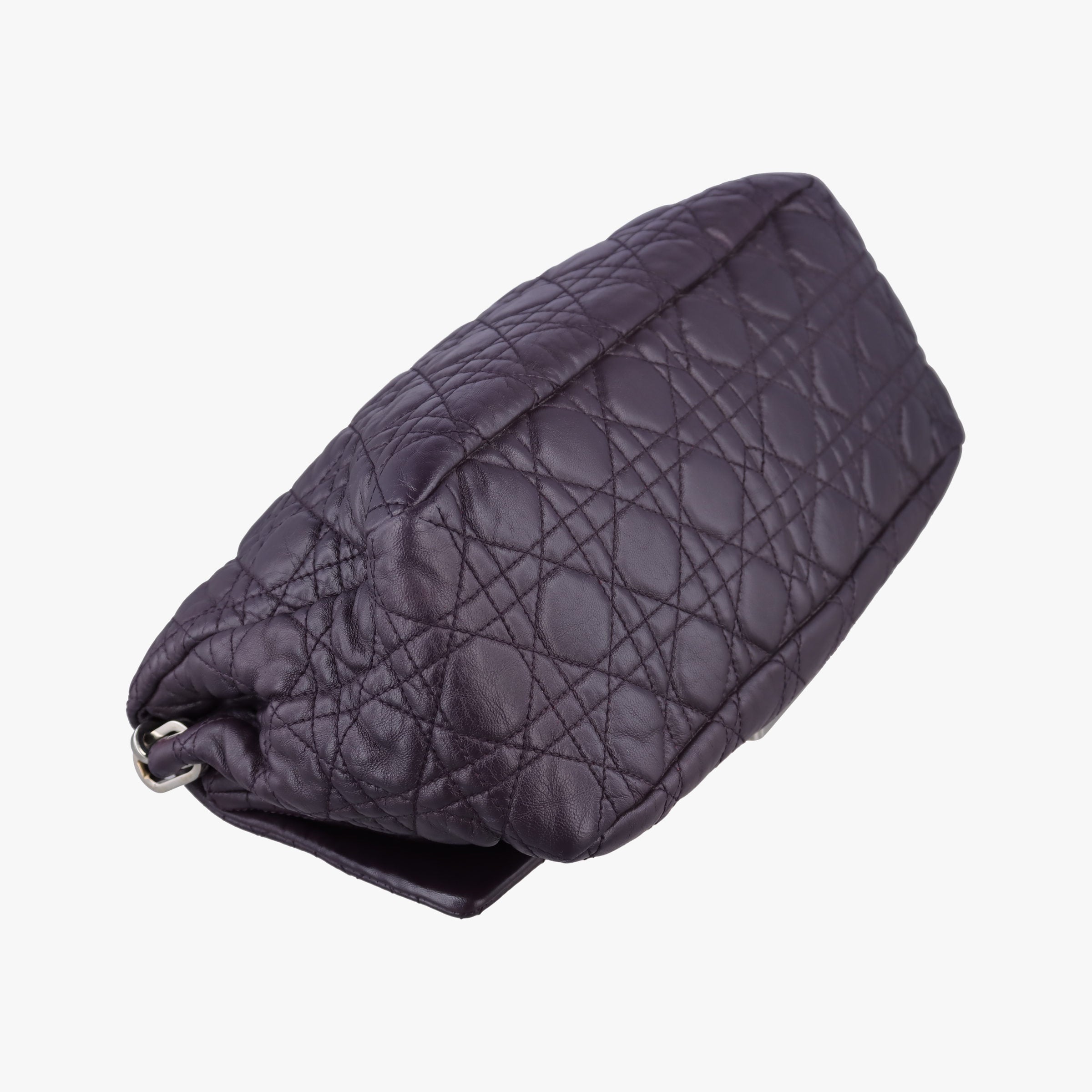 Pre-owned Christian Dior Miss Dior New Rock Cannage Stitch Purple Lambskin  shoulderbag | stylenewstar