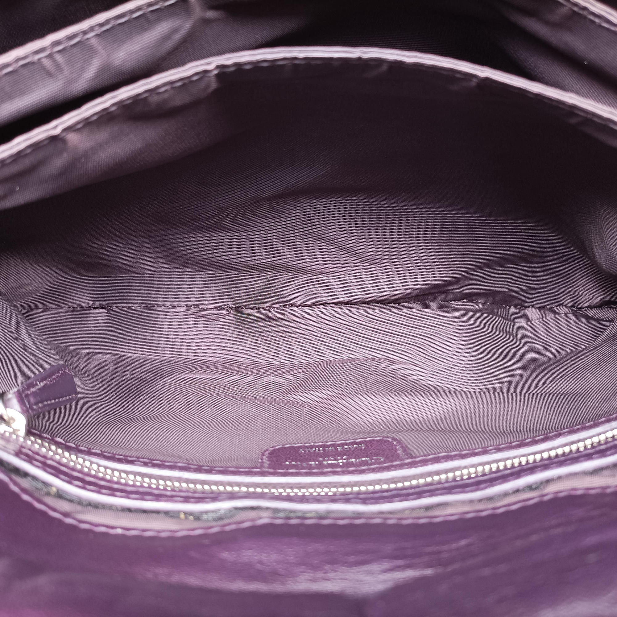 Pre-owned Christian Dior Miss Dior New Rock Cannage Stitch Purple Lambskin  shoulderbag | stylenewstar