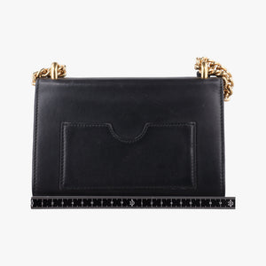 Pre-owned Gucci Padlock Black Leather 409487 shoulderbag | stylenewstar