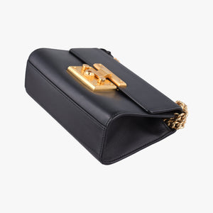 Pre-owned Gucci Padlock Black Leather 409487 shoulderbag | stylenewstar