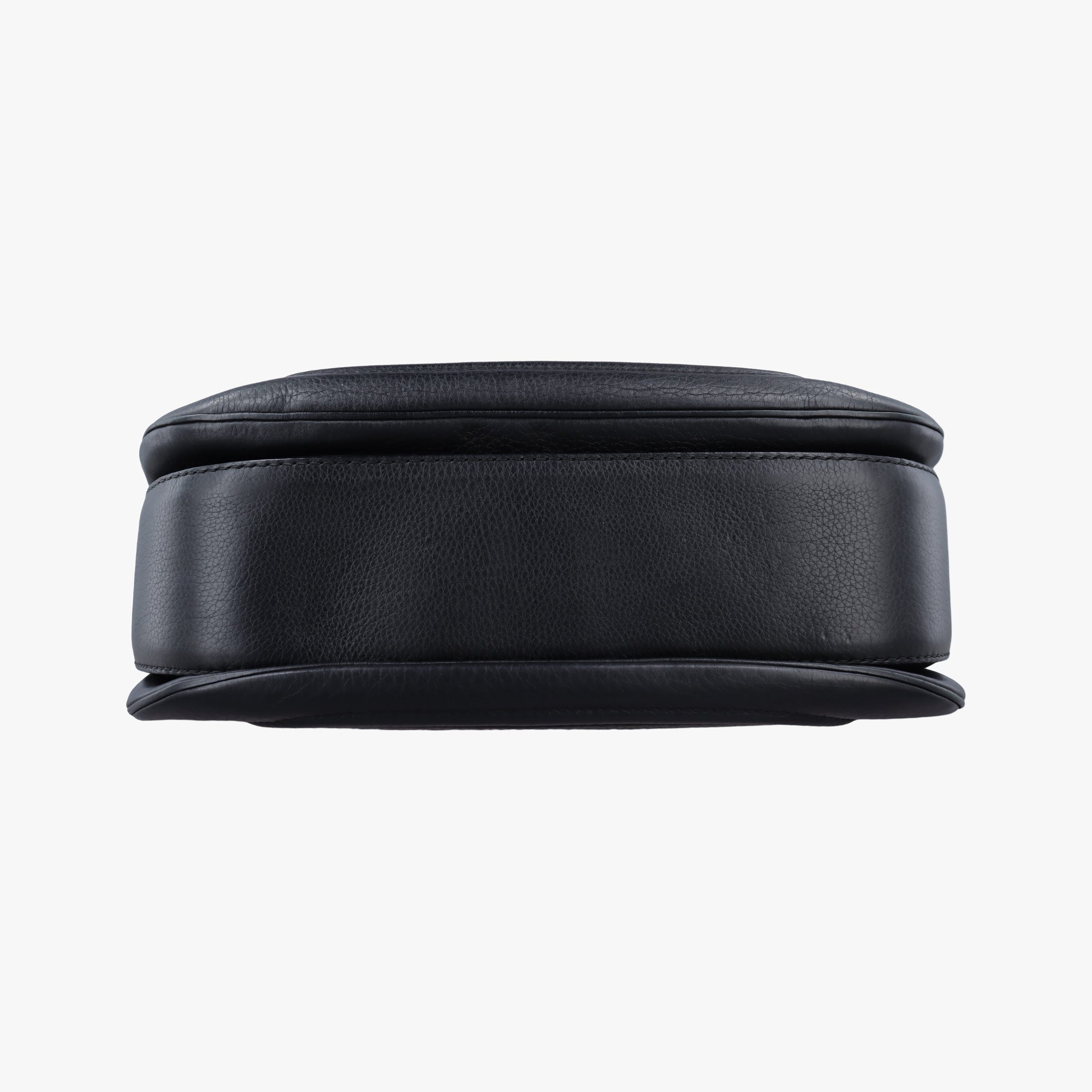Vintage Gucci New Bamboo Black Leather 240241 shoulderbag | stylenewstar