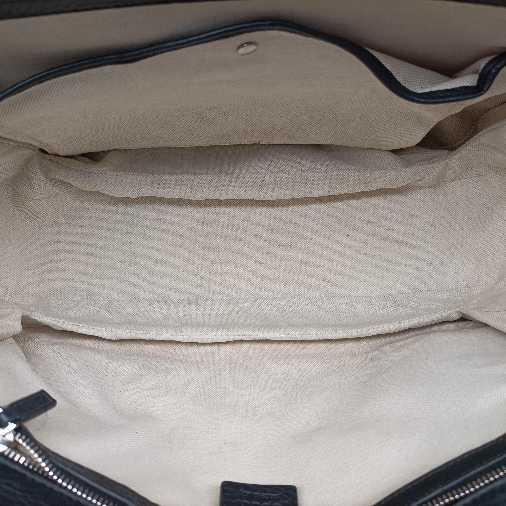 Vintage Gucci New Bamboo Black Leather 240241 shoulderbag | stylenewstar