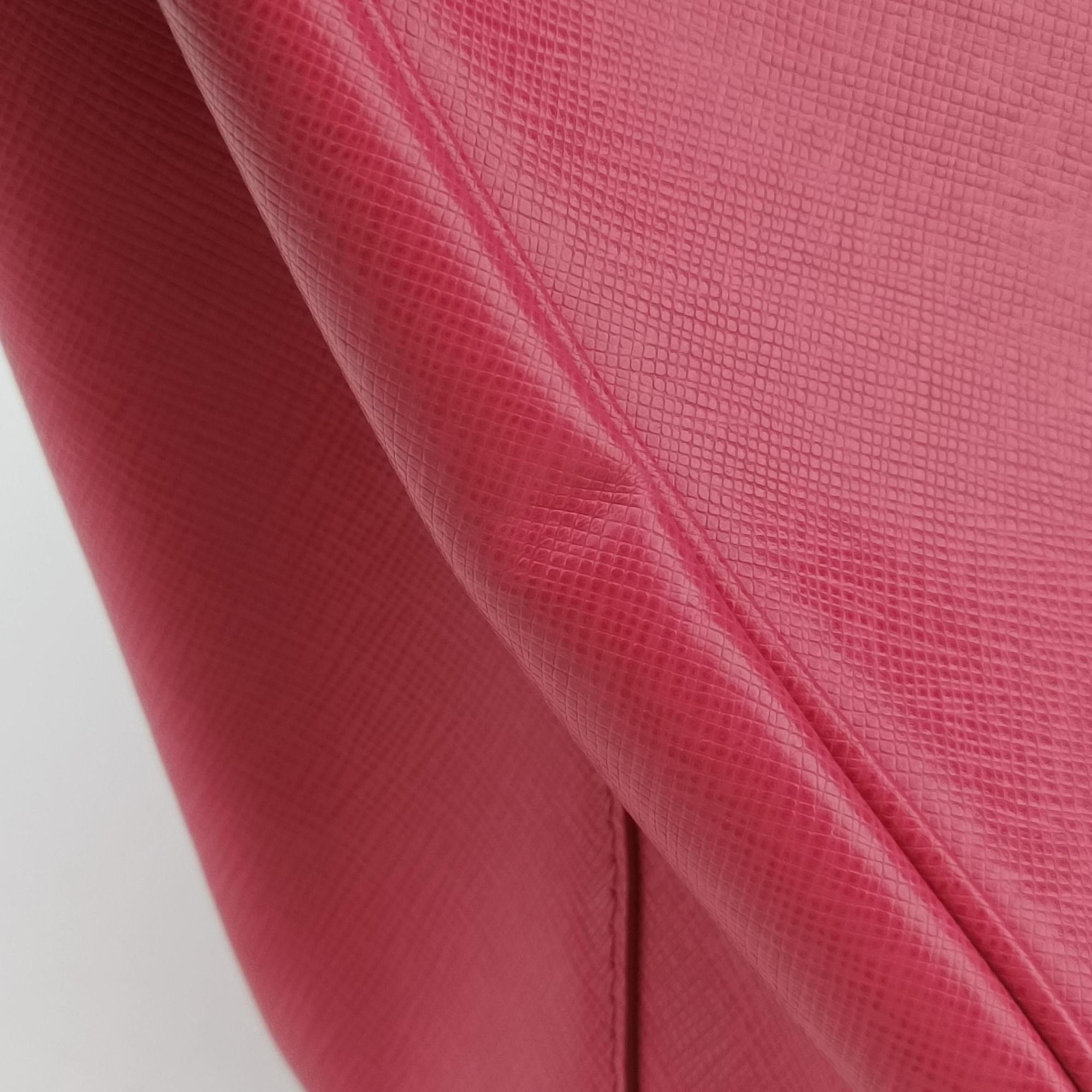 Pre-owned Prada Galleria Pink SAFFIANO Leather BN1786 shoulderbag | stylenewstar