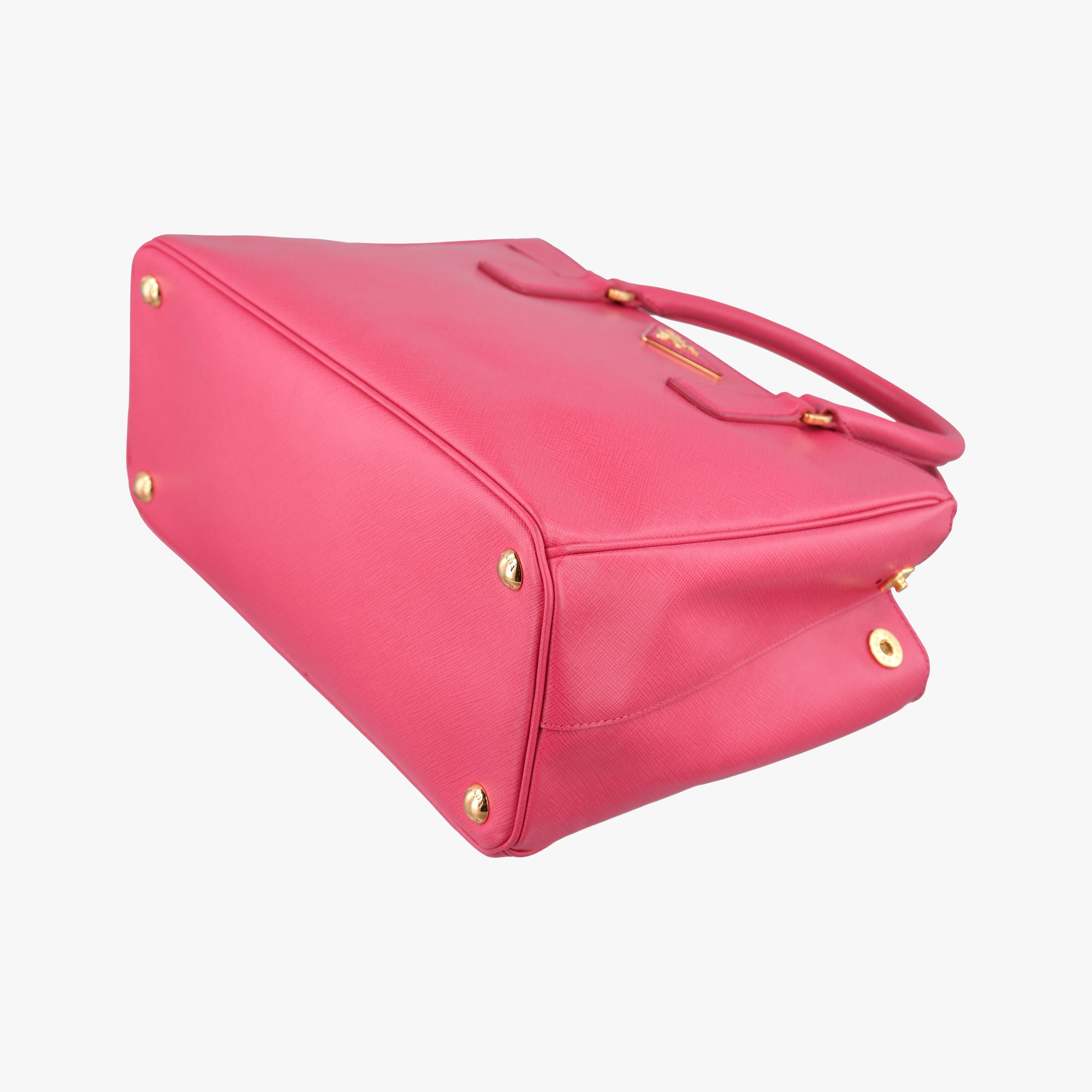 Pre-owned Prada Galleria Pink SAFFIANO Leather BN1786 shoulderbag | stylenewstar