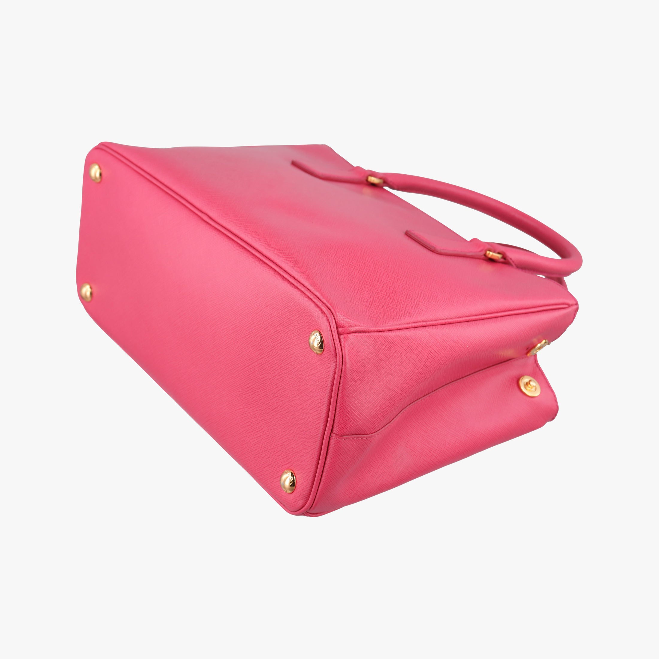 Pre-owned Prada Galleria Pink SAFFIANO Leather BN1786 shoulderbag | stylenewstar