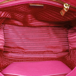 Pre-owned Prada Galleria Pink SAFFIANO Leather BN1786 shoulderbag | stylenewstar