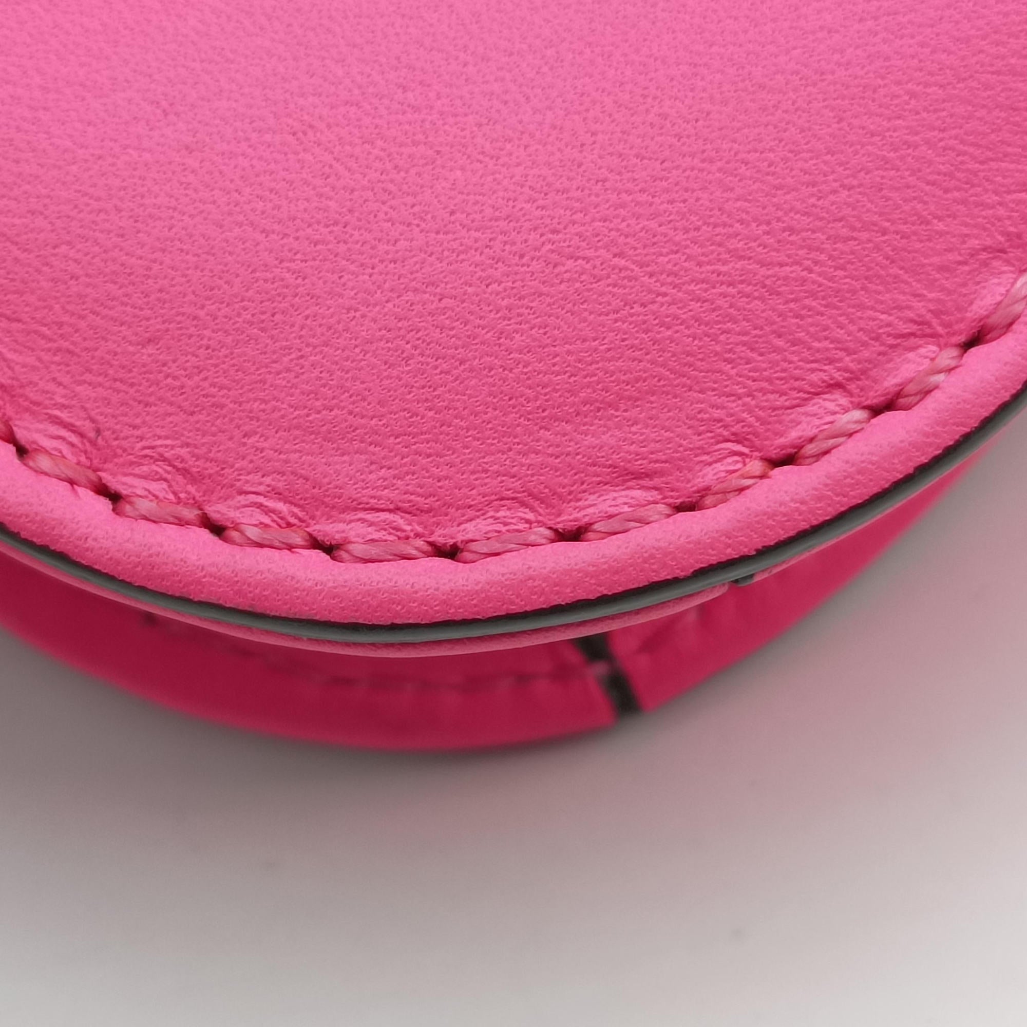 Secondhand Valentino Rockstud Glam Lock Pink Leather  shoulderbag | stylenewstar