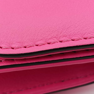 Secondhand Valentino Rockstud Glam Lock Pink Leather  shoulderbag | stylenewstar