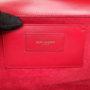 Pre-owned Yves Saint Laurent KATE Red Leather 326078 shoulderbag | stylenewstar