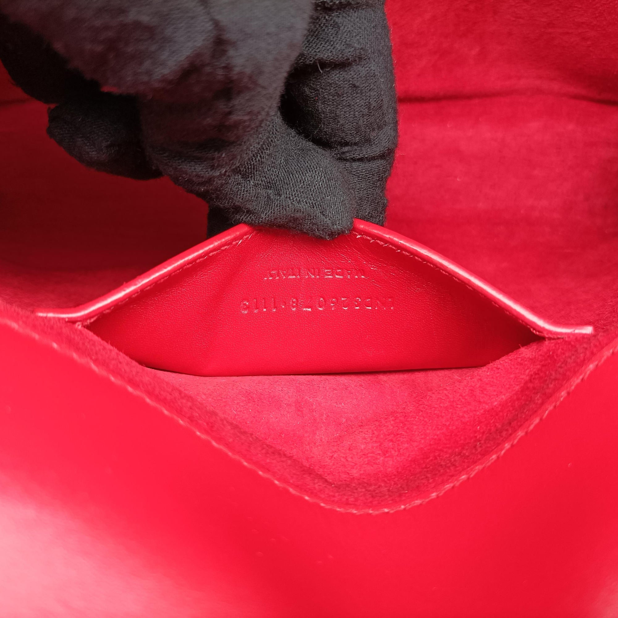 Pre-owned Yves Saint Laurent KATE Red Leather 326078 shoulderbag | stylenewstar