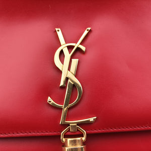 Pre-owned Yves Saint Laurent KATE Red Leather 326078 shoulderbag | stylenewstar
