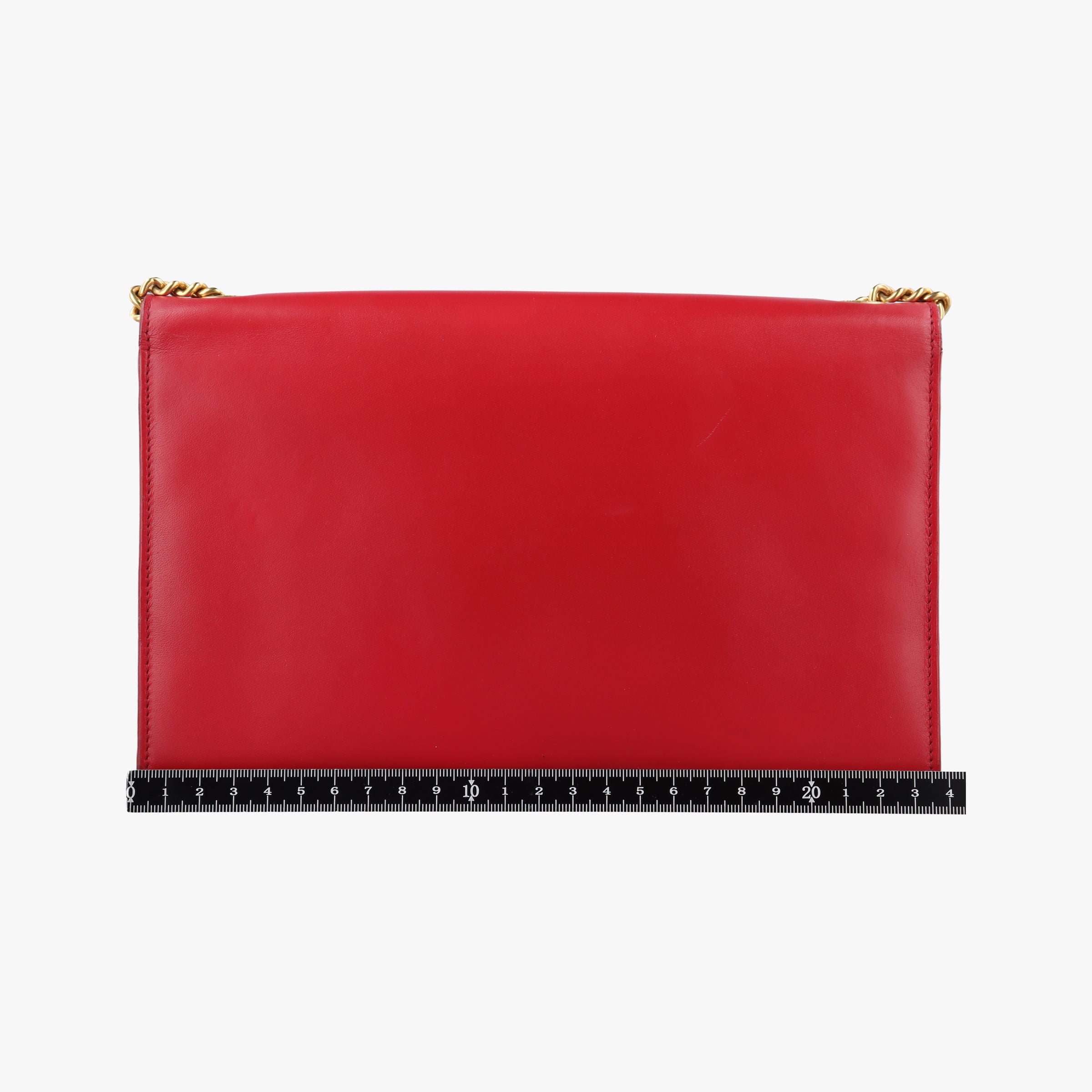Pre-owned Yves Saint Laurent KATE Red Leather 326078 shoulderbag | stylenewstar